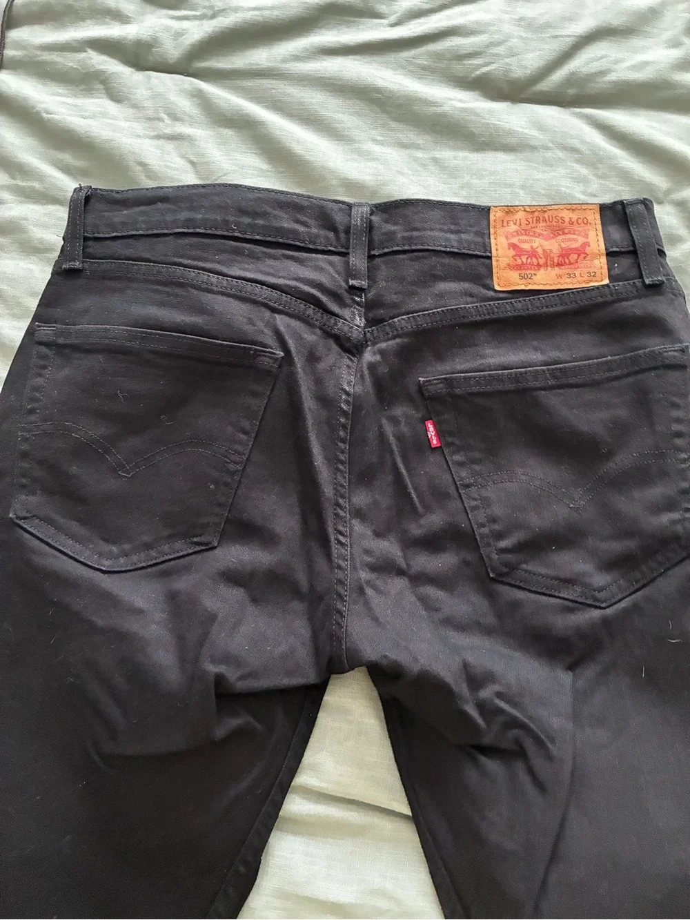 Levi's Men's Black Slim Straight Jeans